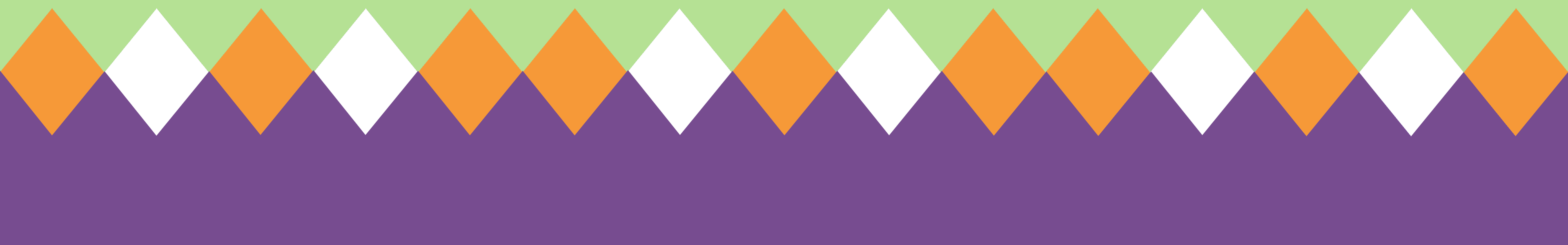 Colourful illustration of a blocked pattern at the bottom of the website